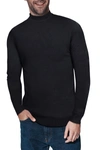 X-ray Core Mock Neck Knit Sweater In Black