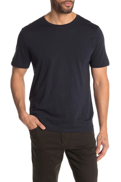 Vince Pima Cotton Crewneck T-shirt In Coastal