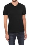 X-ray Solid V-neck Flex T-shirt In Black