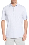 Peter Millar Drirelease Natural Touch Polo Shirt In White