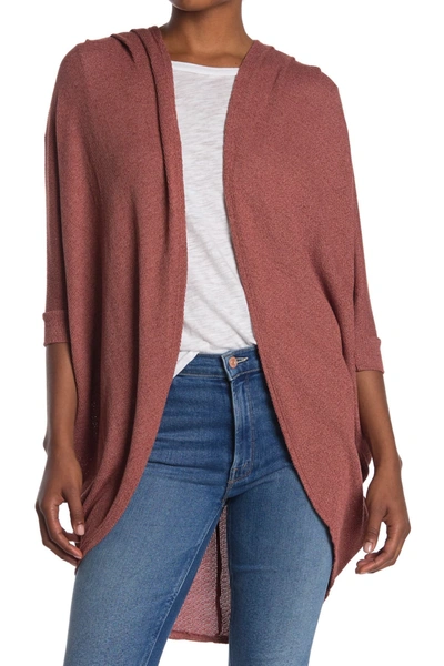 Abound Lightweight Cocoon Cardigan In Brown Spice