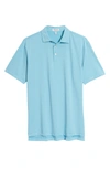 Peter Millar Jubilee Stripe Performance Polo In Riverbed/y