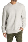 Allsaints Zane Crew Pullover In Light Grey Marl