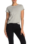 Madewell Vintage Crew Neck T-shirt In Light Hthr Grey