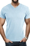 X-ray Solid V-neck Flex T-shirt In Light Blue