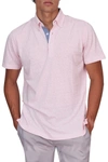 Tailorbyrd Melange Polo In Pink