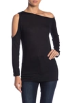 Go Couture Off-the-shoulder Sweater In Black