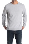 Allsaints Mens Optic White Raven Cotton-fleece Sweatshirt Xxl In Grey Marl