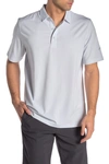 Callaway Golf Fine Line Stripe Polo In Gray Dawn