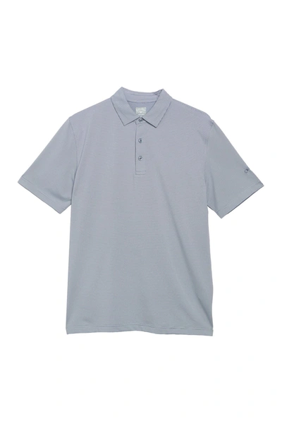 Callaway Golf Fine Line Stripe Polo In Flint Stone