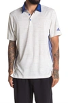 Adidas Golf Ultimate365 Polo Shirt In White/greo