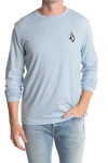Volcom Euro Corpo Long Sleeve T-shirt In Coast Blue