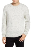 Nordstrom Men's Shop Crew Neck Cashmere Sweater In White Nep