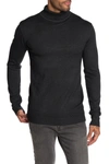 X-ray Turtleneck Pullover Sweater In Heather Charcoal