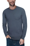 X-ray Crew Neck Knit Sweater In Heather Slate