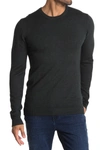 X-ray Crew Neck Knit Sweater In Heather Charcoal