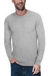 X-ray Crew Neck Knit Sweater In Heather Grey