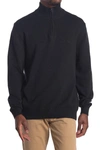 Rodd And Gunn Quarter Zip Knit Sweater In Granite