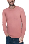 X-ray Crew Neck Knit Sweater In Dusty Rose