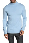 X-ray Turtleneck Pullover Sweater In Powder Blue