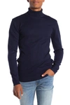 X-ray Turtleneck Pullover Sweater In Navy