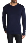 X-ray V-neck Rib Knit Sweater In Navy