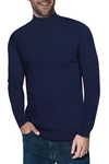 X-ray X Ray Casual Mock Neck Pullover Sweater In Navy