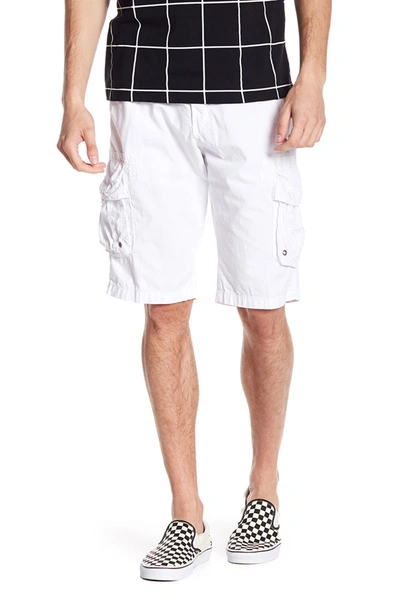 X-ray Cargo Moto Shorts In White