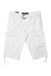 X-ray Belted Cargo Shorts In White