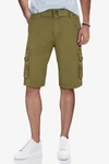 X-ray Belted Cargo Shorts In New Khaki