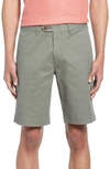 Ted Baker Selshor Slim Chino Shorts In Olive