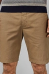 Ted Baker Selshor Slim Chino Shorts In Natural