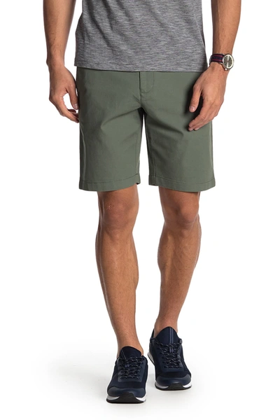 Original Penguin 9 Stretch Bedford Shorts In Duck Green