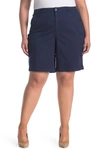 Nydj Stretch Twill Bermuda Shorts In Eveningtid