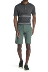 Travis Mathew Beck Stretch Performance Shorts In Balsam Green