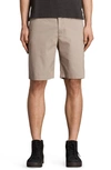 ALLSAINTS COBALT SLIM FIT COTTON SHORTS,0889059878637