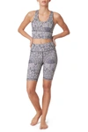 X By Gottex Active High Waisted Biker Shorts In Paint