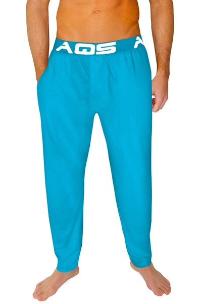 Aqs Super Soft Lounge Pants In Light Blue