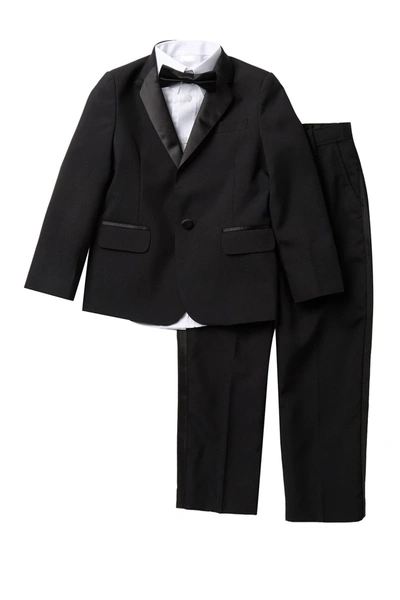 Nautica Kids' Tuxedo Suit Set In 001 Black