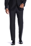 Savile Row Co New Heathrow Black Modern Fit Tuxedo Pants In Black