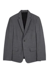 Calvin Klein Kids' Infinite Stretch Suit Separate Jacket In 022 Oxford Grey He
