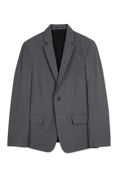 Calvin Klein Infinite Stretch Suit Separate Jacket In 022 Oxford Grey He