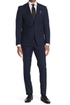 Soul Of London Two-piece Suit In Navy