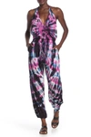 Boho Me Halter Cover-up In Blue Multi
