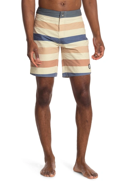 Jack O'neill Stringer Stripe Boardshorts In Onyx