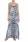 Boho Me Tie Dye Maxi Dress In Grey