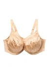 Goddess Yvette Full Figure Molded Underwire Bra In Sand