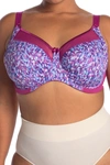 Goddess Kayla Underwire Banded Bra In Plmshy