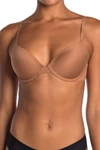 Calvin Klein Convertible Strap Lightly Lined Demi Bra In Bo8 Bronzed