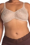 Wacoal Halo Full-figure Unlined Underwire Bra In Toast- Nude 01